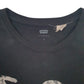 Mens Black Levis   T Shirt