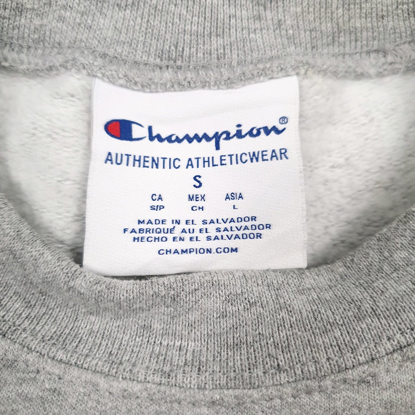 Mens Grey Champion Sewanee Crewneck Jumper