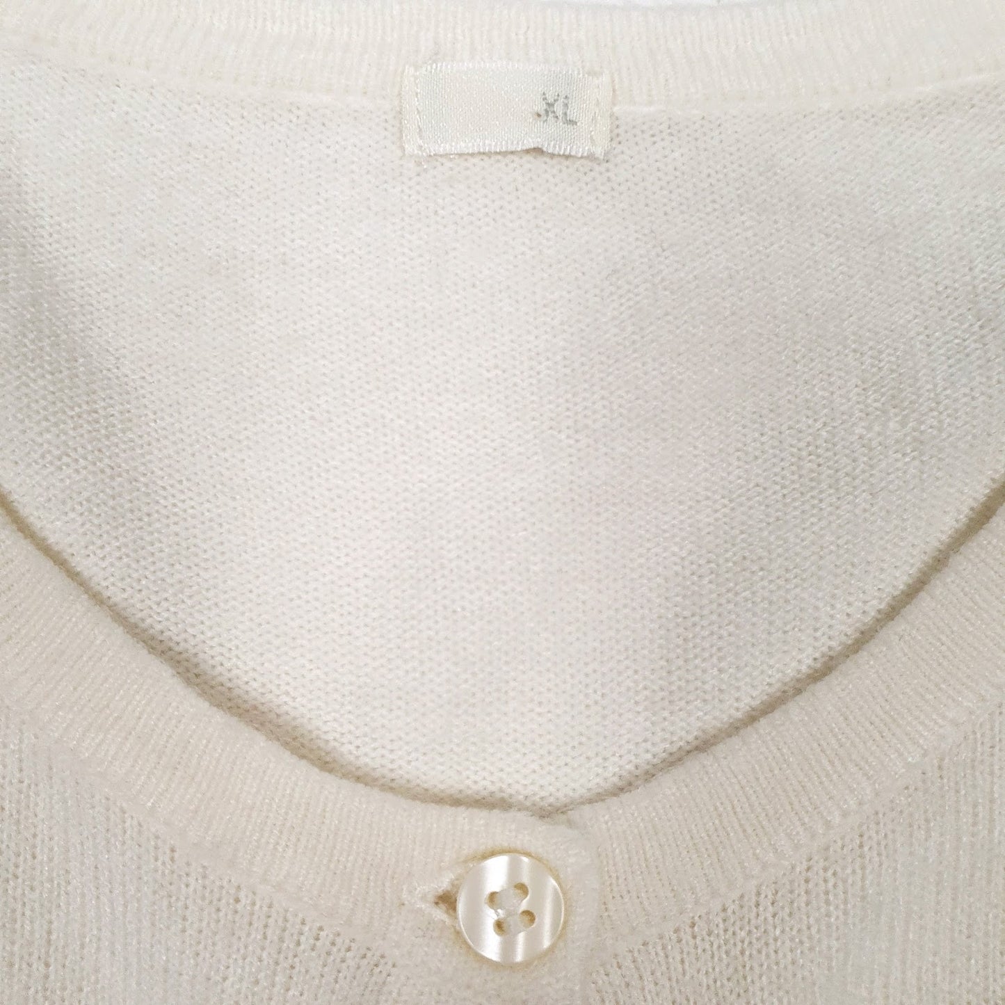 Womens Cream Unbranded  Cardigan Jumper