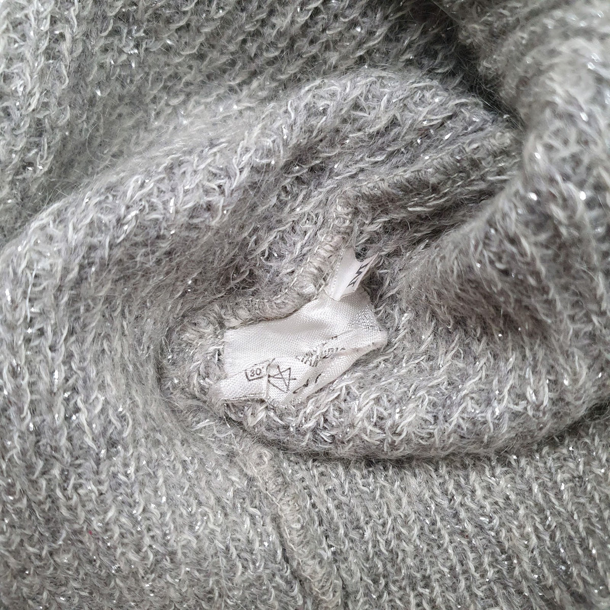 Womens Grey Unbranded Knit Cardigan Jumper