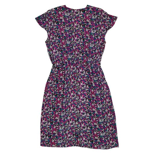 Womens Pink Unbranded Floral Short Sleeve Dress