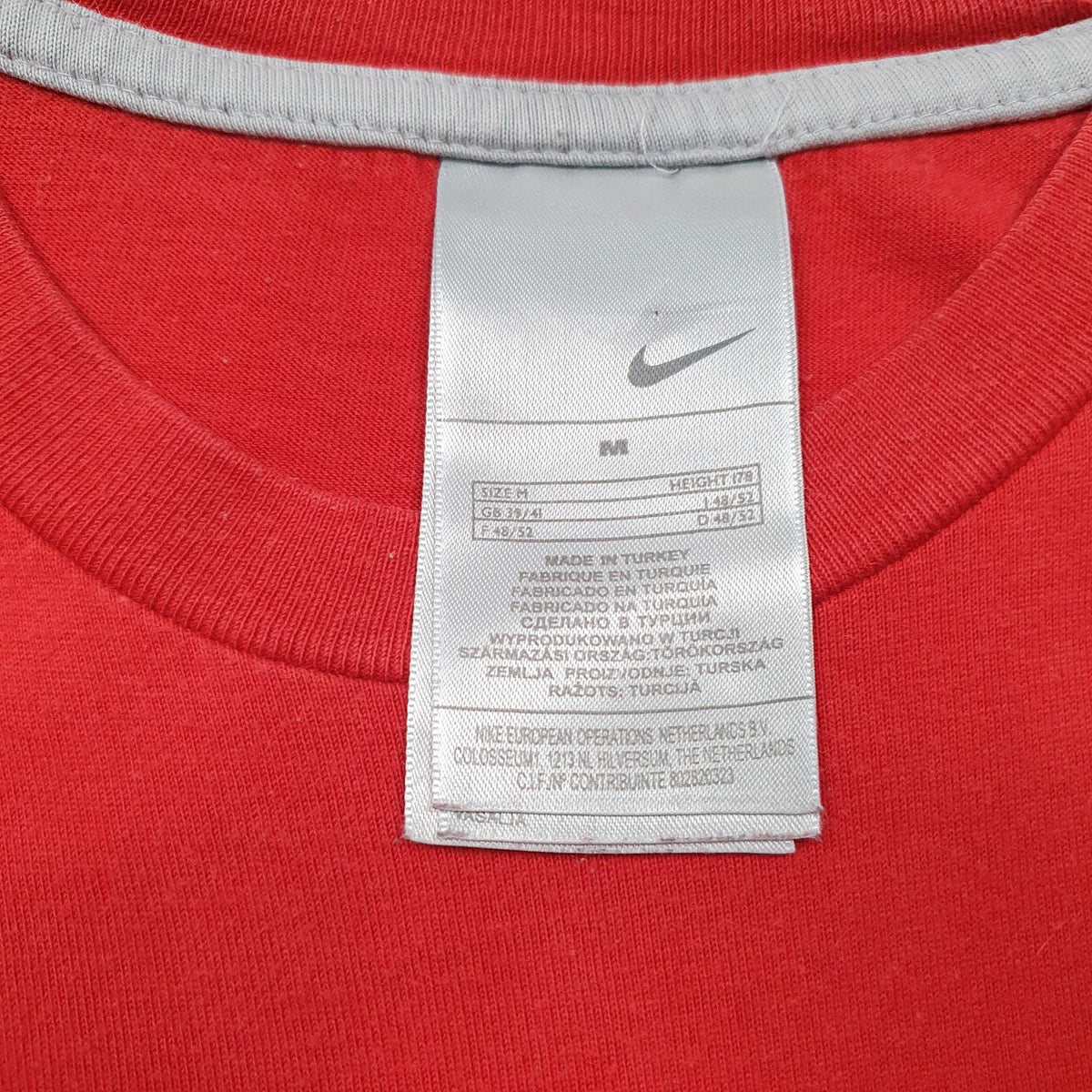 Mens Red Nike   T Shirt