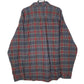 Mens Grey L.L.Bean Flannel  Shirt