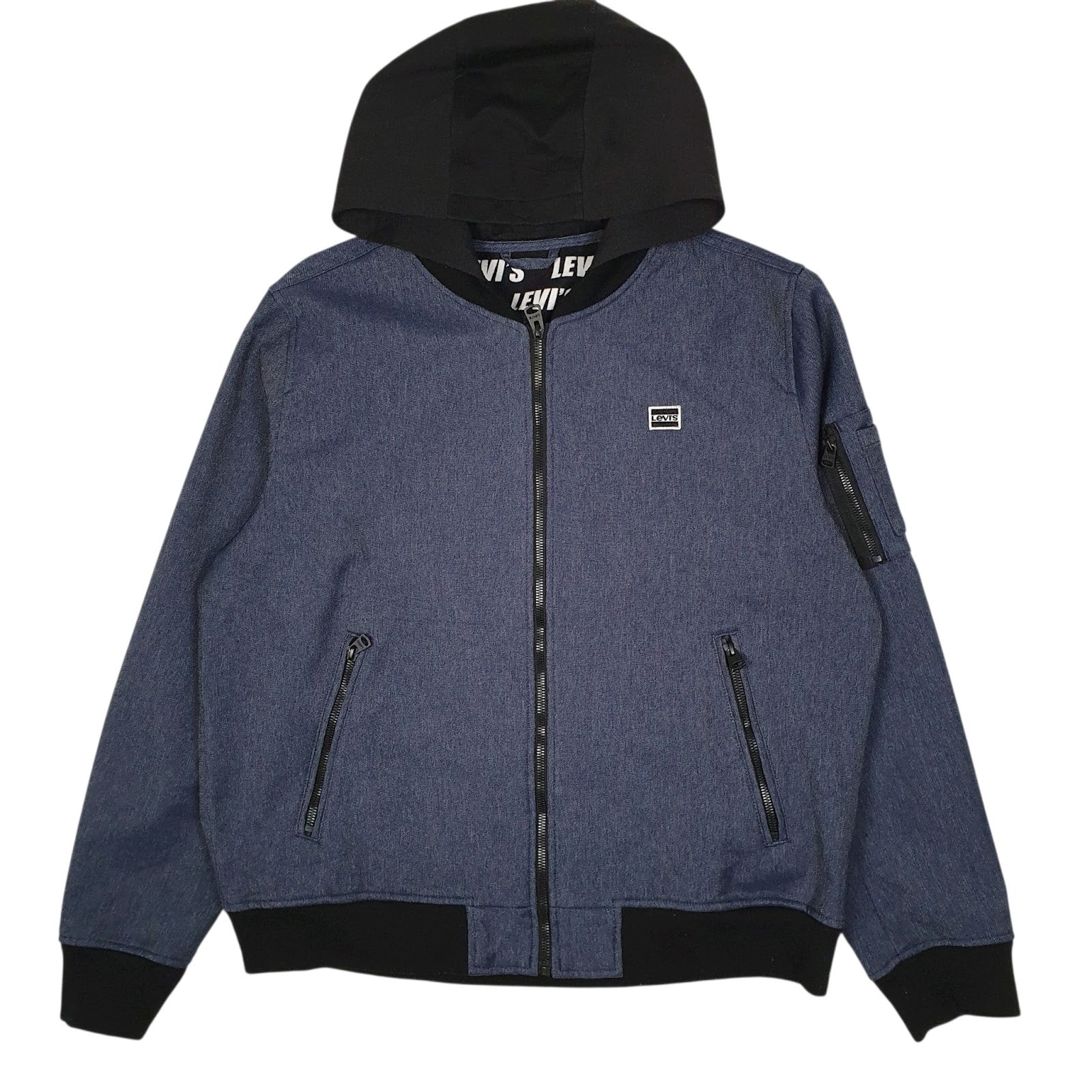 Mens Navy Levis Active Softshell  Coat