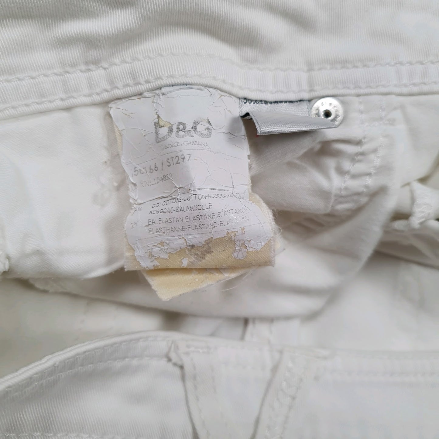 Womens White Dolce & Gabbana   Jeans