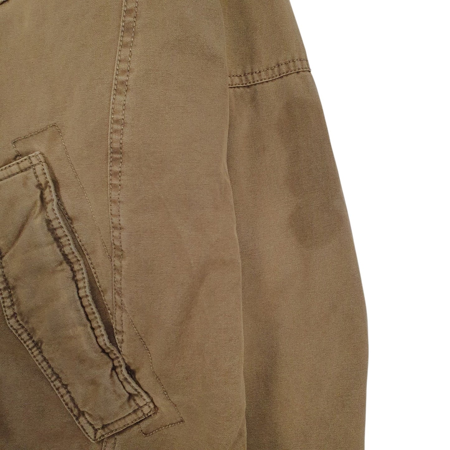 Mens Brown Levis Sherpa Lined  Coat