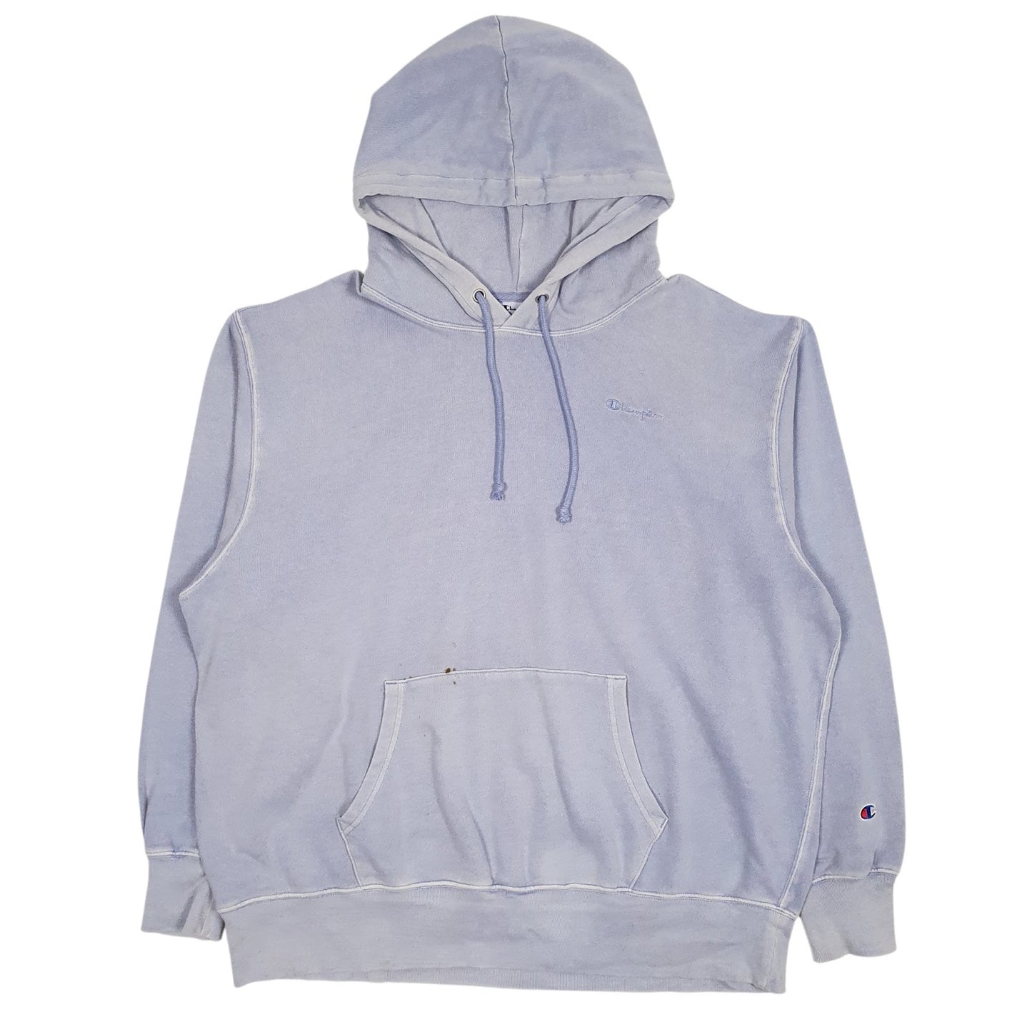 Mens Blue Champion  Hoodie Jumper