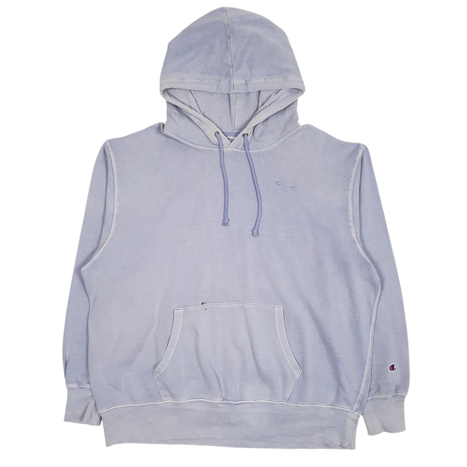 Mens Blue Champion  Hoodie Jumper