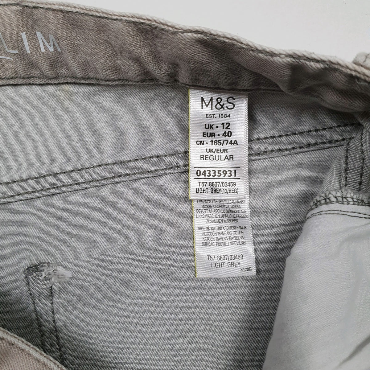 Womens Grey M&S   Jeans