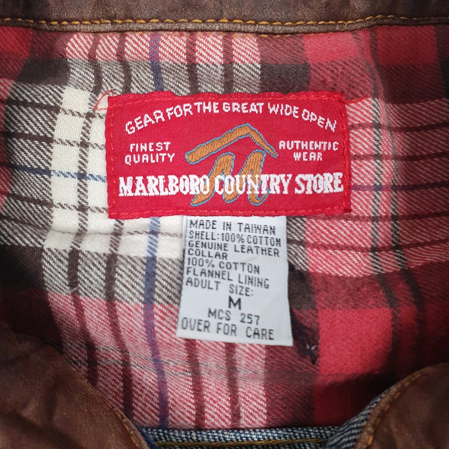 Mens Blue Marlboro Vintage 90s Baggy Full Zip Coat