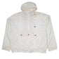 Mens Cream Lacoste Izod Vintage 90s Hoodie Coat