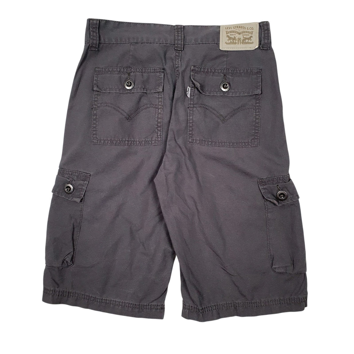 Womens Grey Levis   Shorts