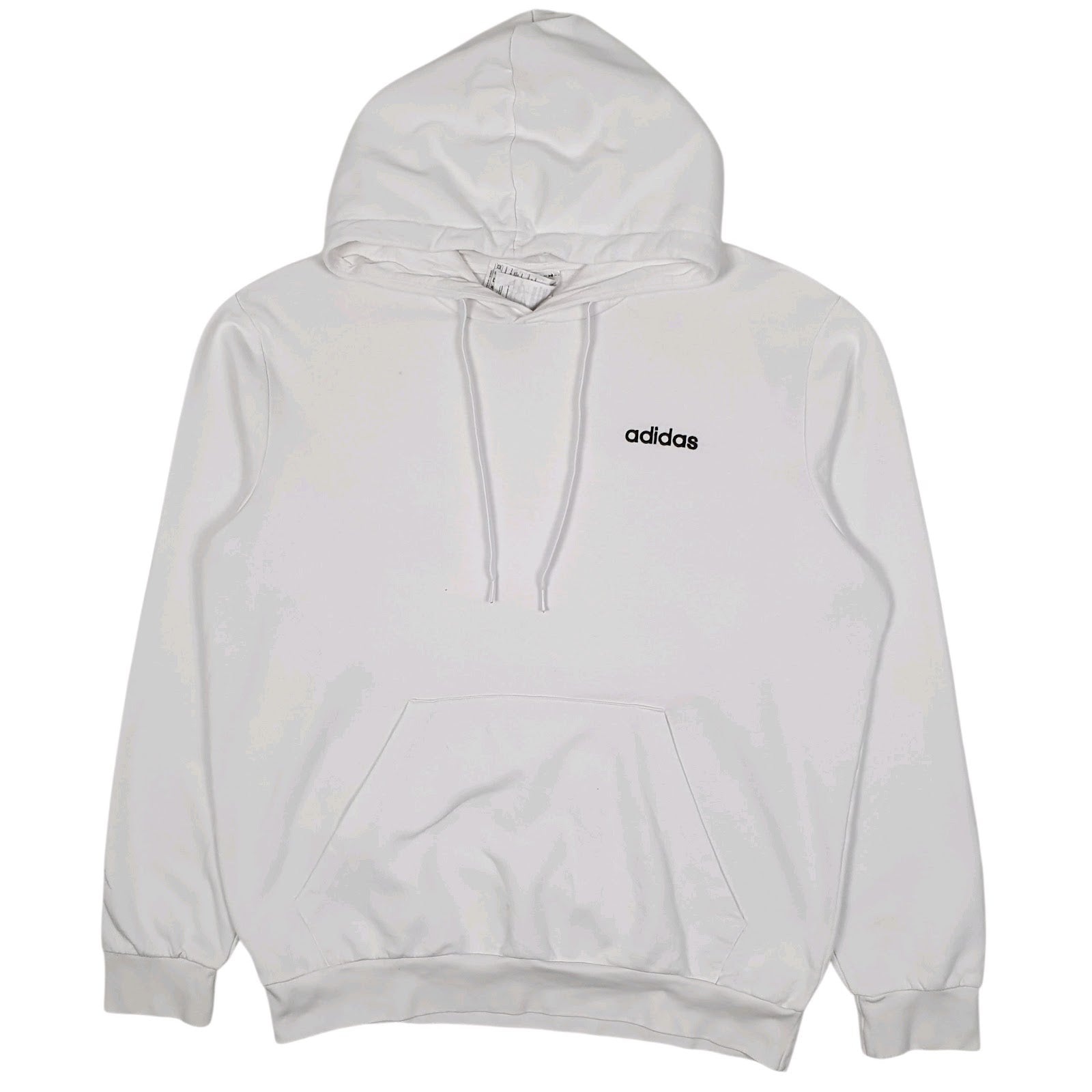 Mens White Adidas  Hoodie Jumper