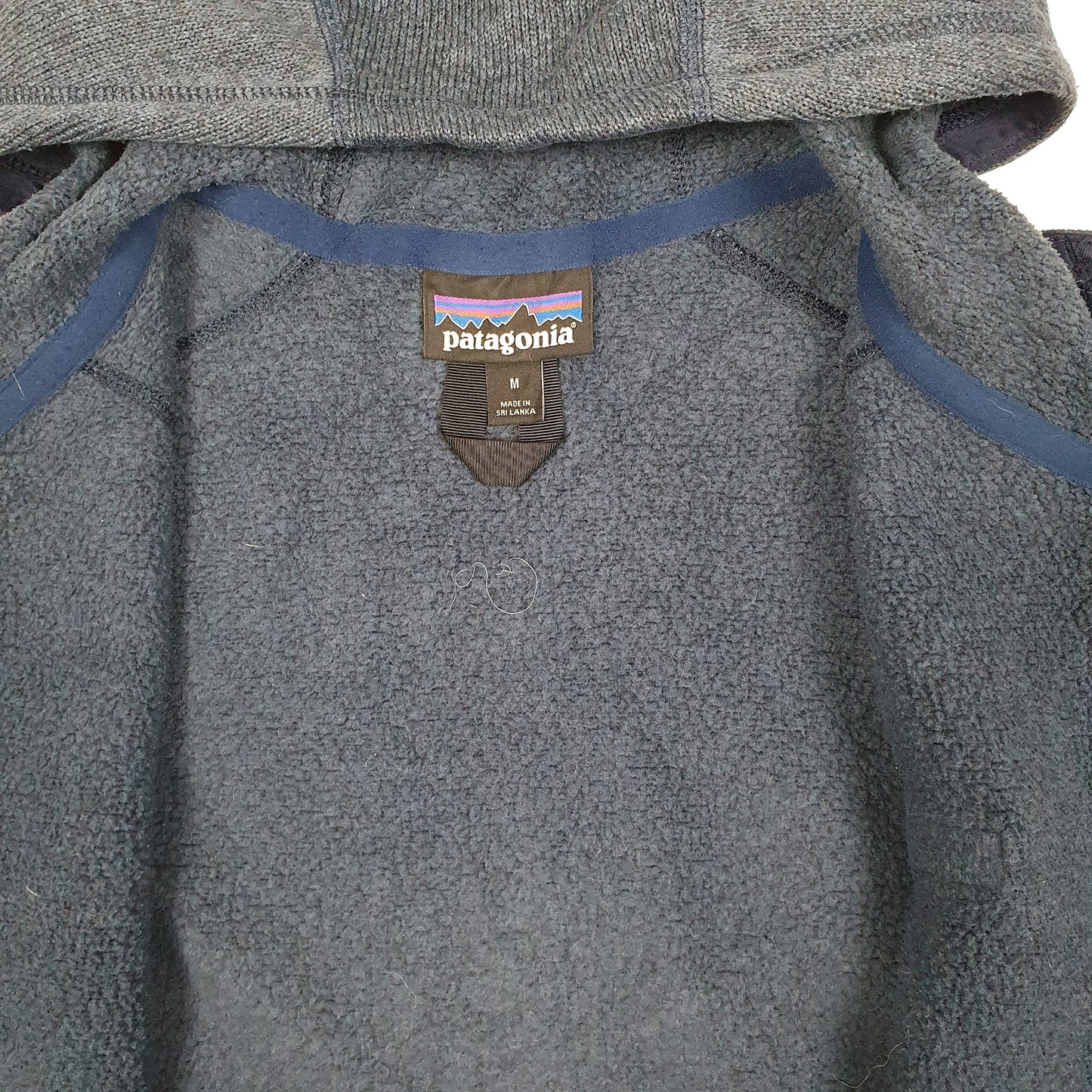 Womens Navy Patagonia Better Sweater Hoodie Full Zip Jumper