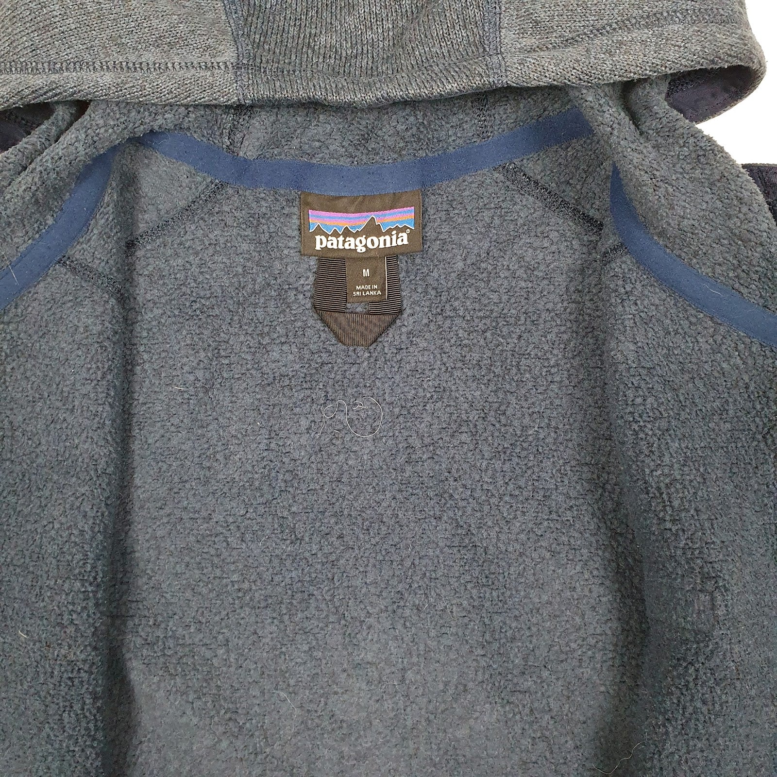 Womens Navy Patagonia Better Sweater Hoodie Full Zip Jumper