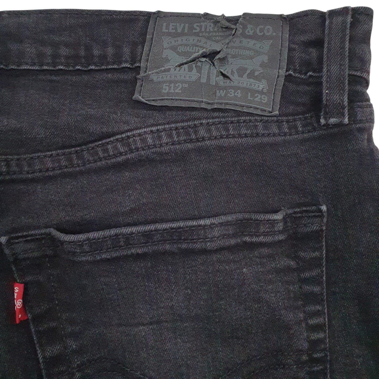 Mens Black Levis   Jeans