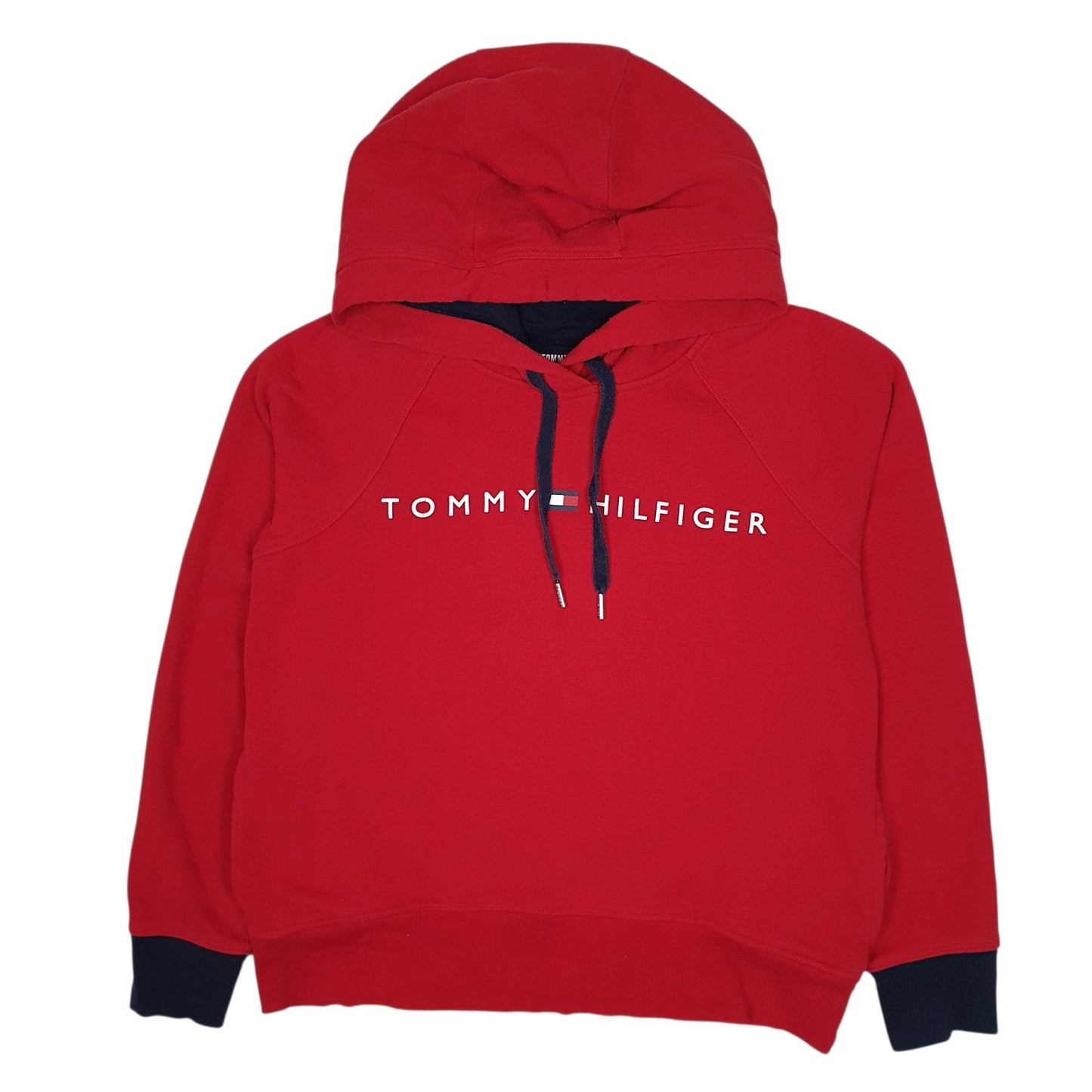 Womens Red Tommy Hilfiger  Hoodie Jumper