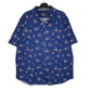 Mens Navy Nautica  Short Sleeve Shirt