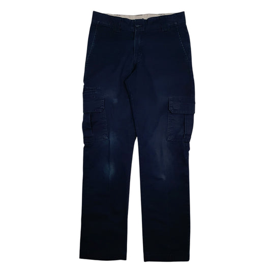 Mens Navy Dickies  Cargo Trousers