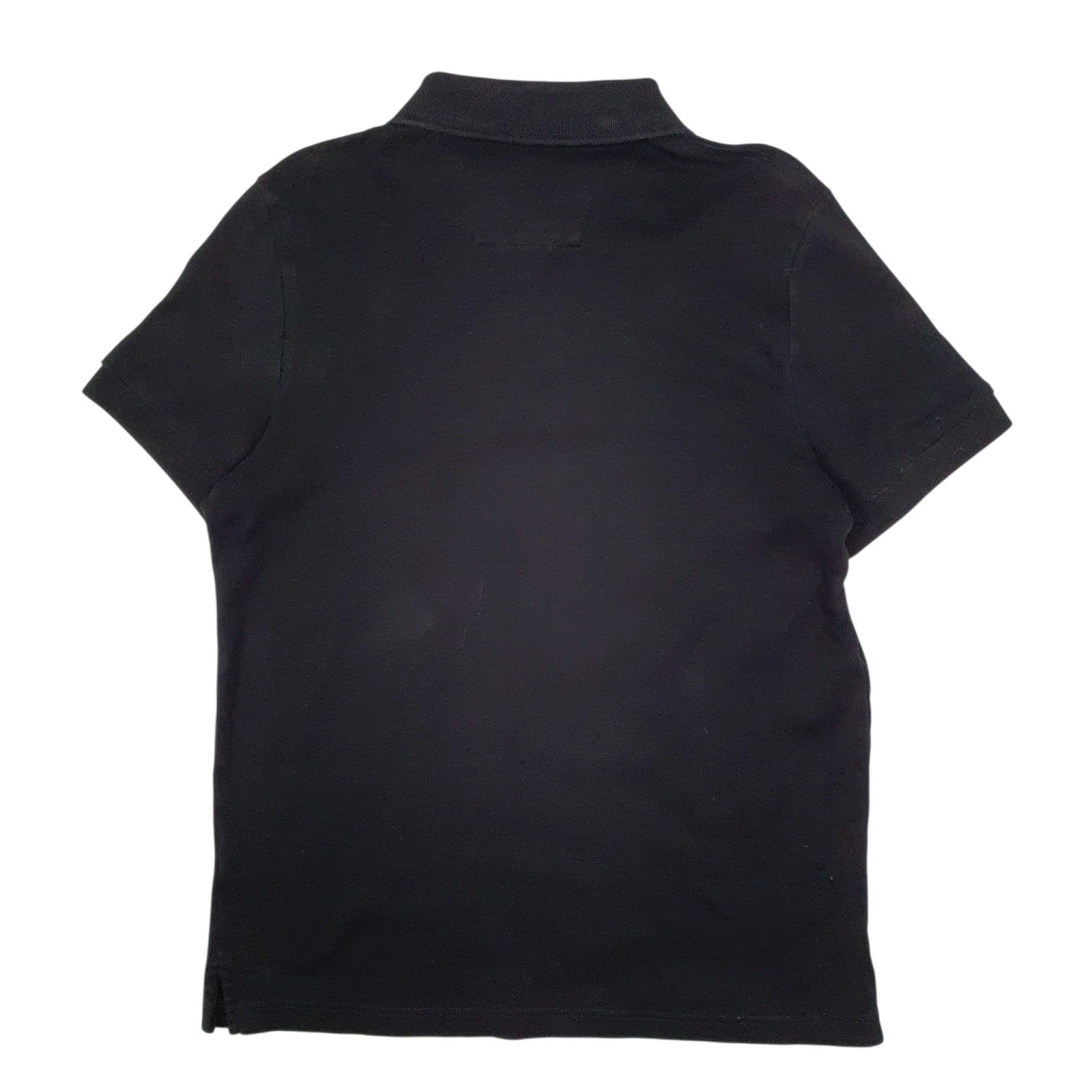 Mens Black Nautica Slim Fit Hoodie Polo Shirt