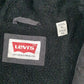 Mens Grey Levis Sherpa Lined  Coat