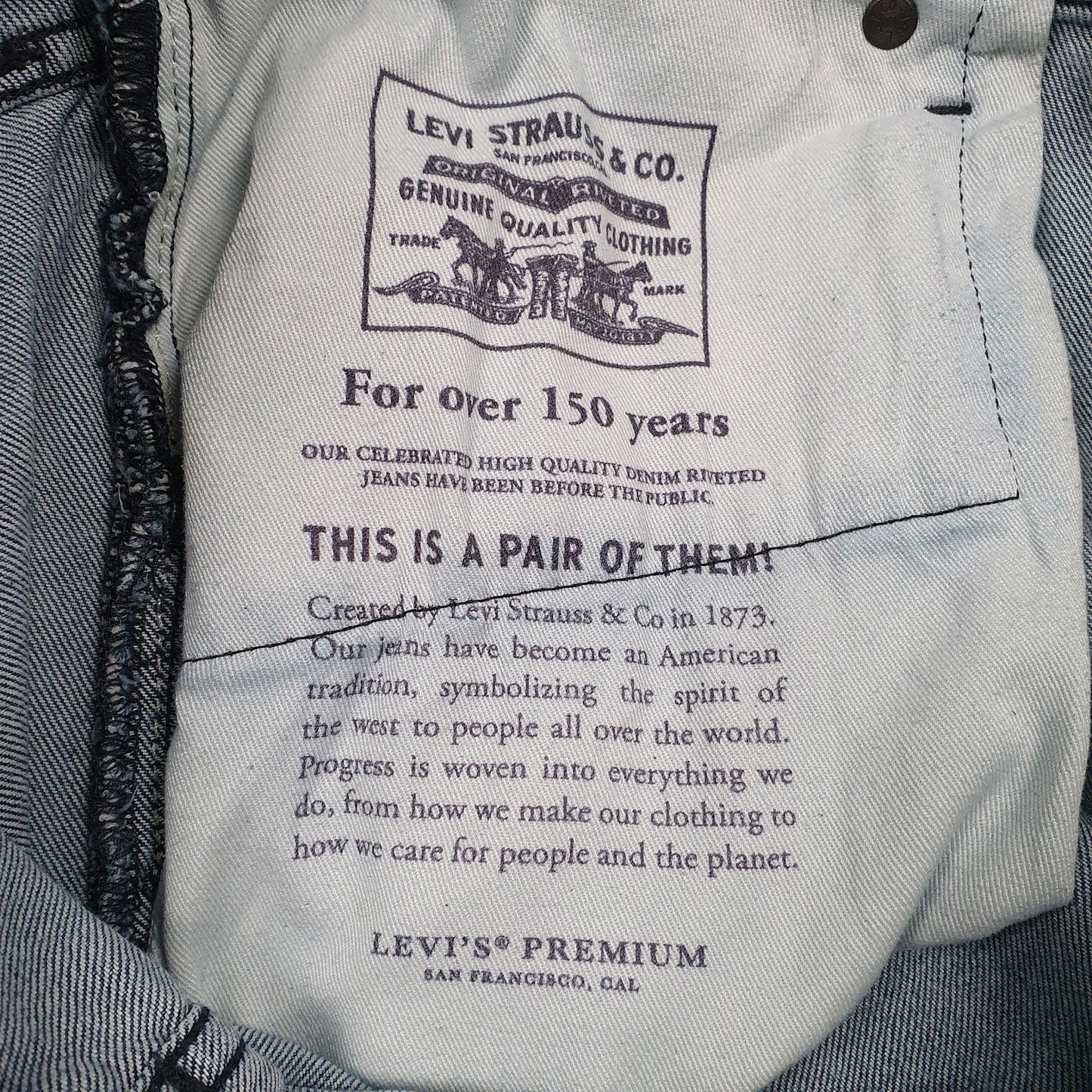 Mens Blue Levis   Jeans