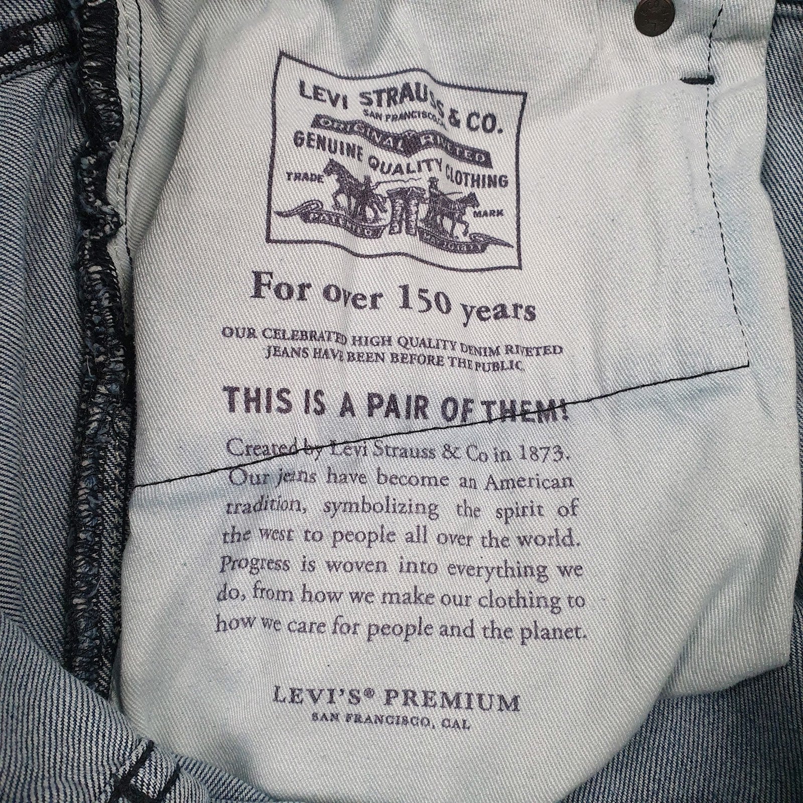 Mens Blue Levis   Jeans