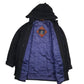 Mens Black Trussardi Parka Winter  Coat