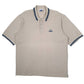 Mens Cream Adidas Vintage 90s Short Sleeve Polo Shirt