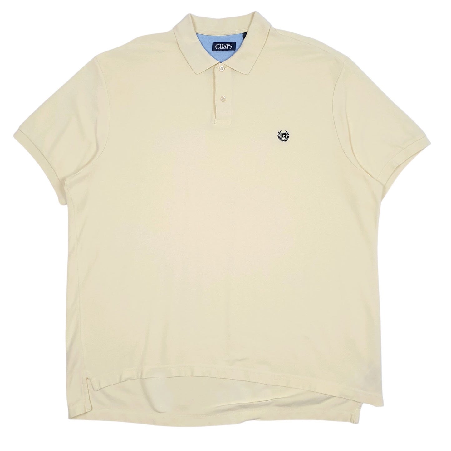 Mens Yellow Chaps  Short Sleeve Polo Shirt
