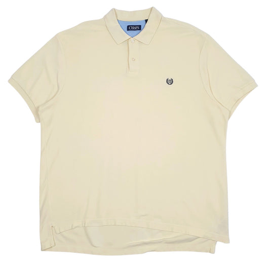 Mens Yellow Chaps  Short Sleeve Polo Shirt
