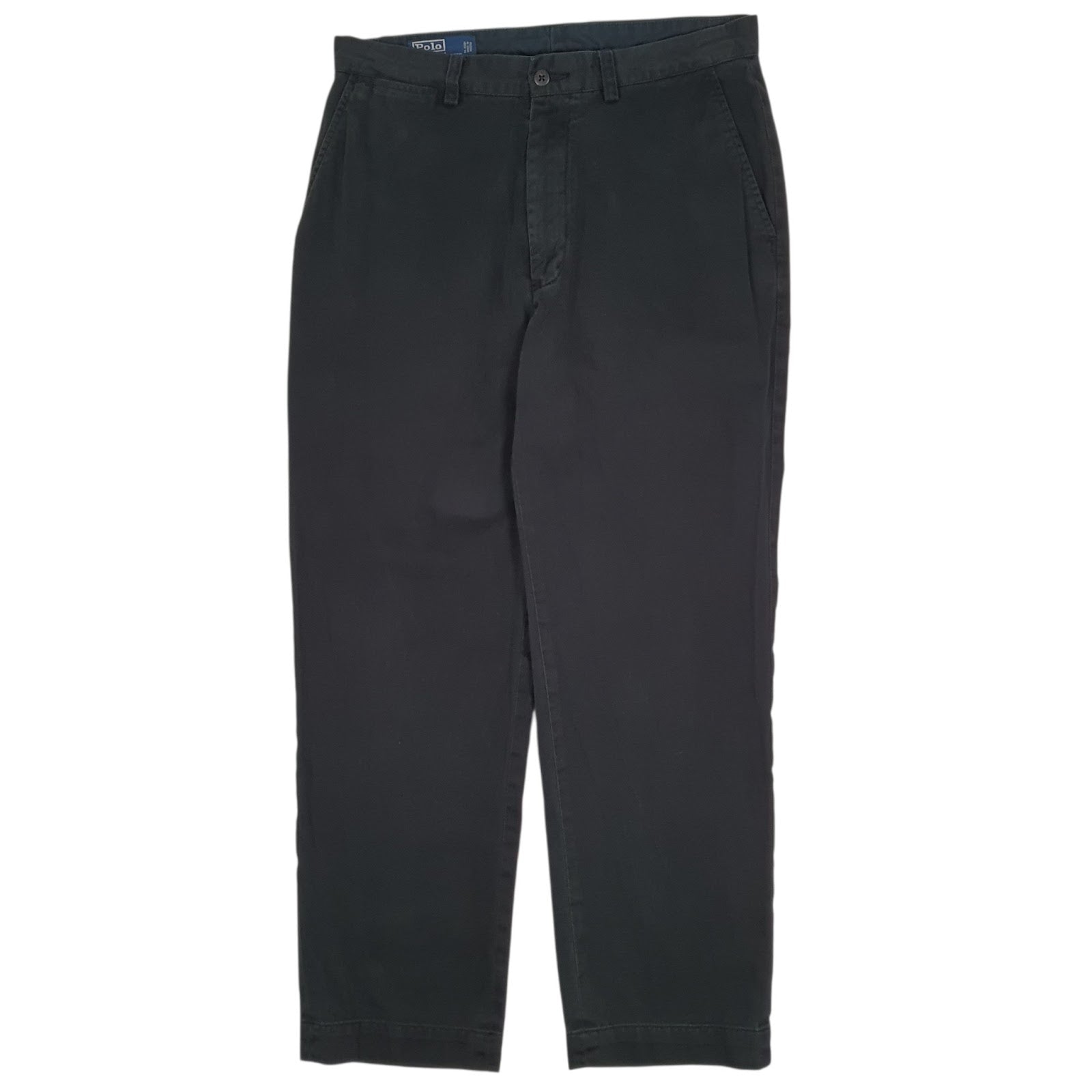 Mens Black Polo Ralph Lauren Prospect Pant Chino Trousers