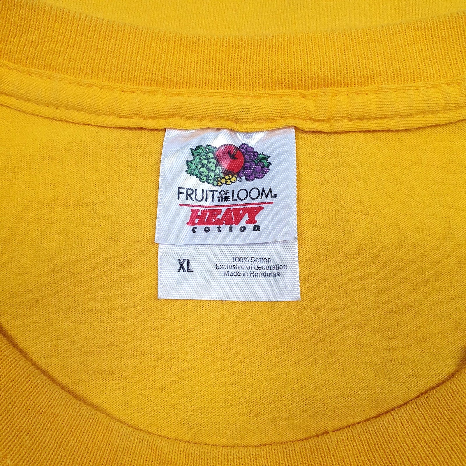 Mens Yellow Fruit Of The Loom Blue Collar Gold Swagger Pacers  T Shirt