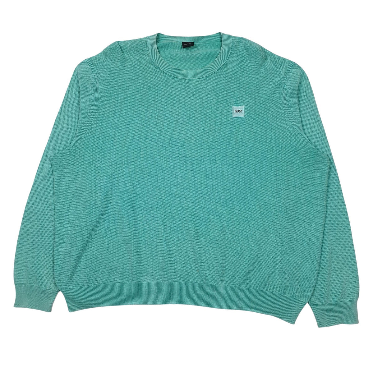Mens Green Hugo Boss  Crewneck Jumper