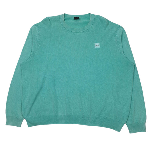 Mens Green Hugo Boss  Crewneck Jumper