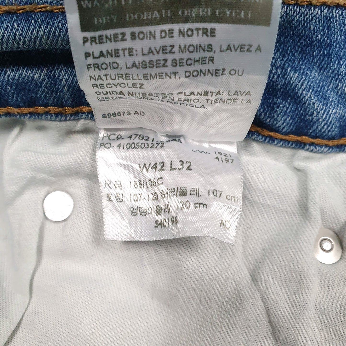 Mens Blue Levis   Jeans