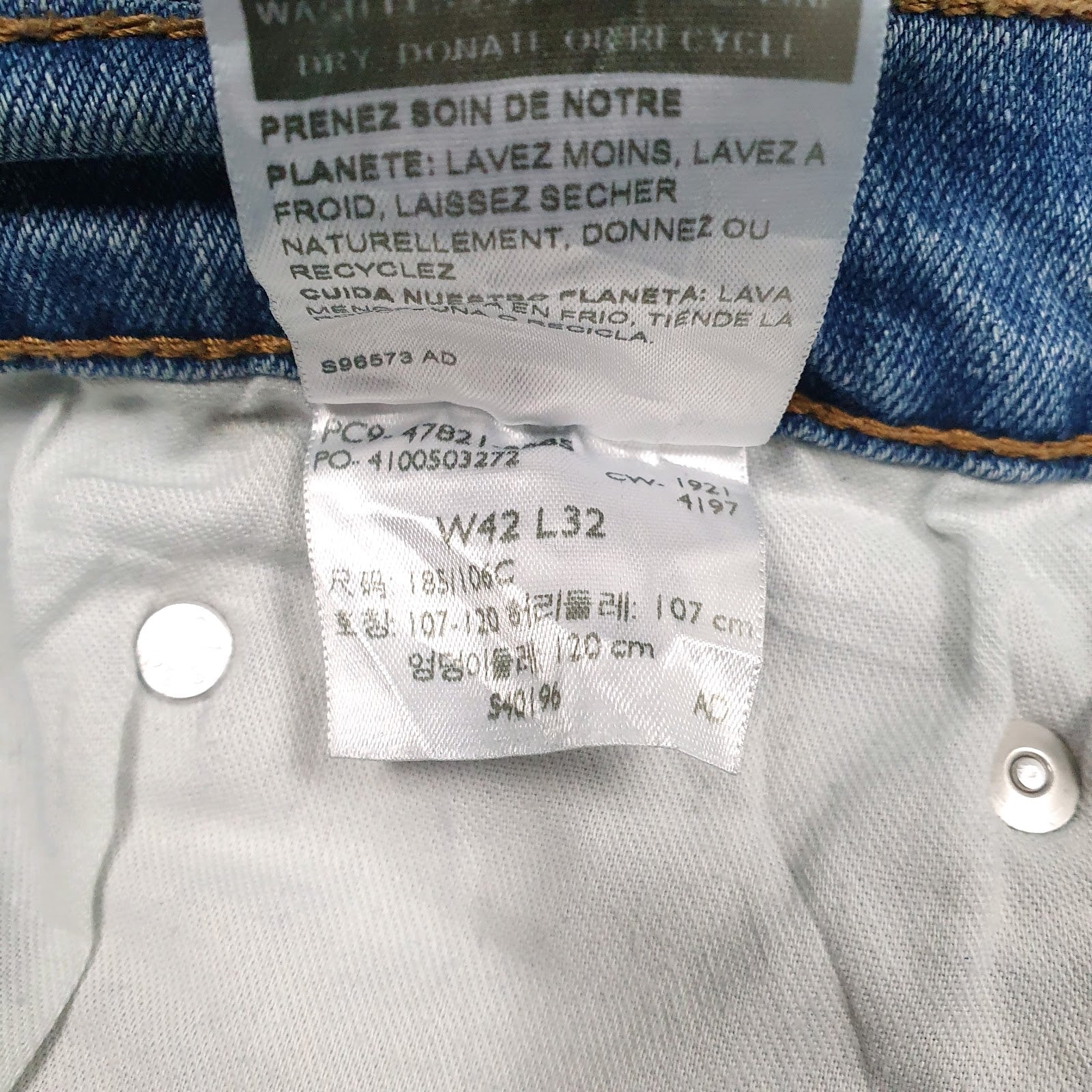 Mens Blue Levis   Jeans