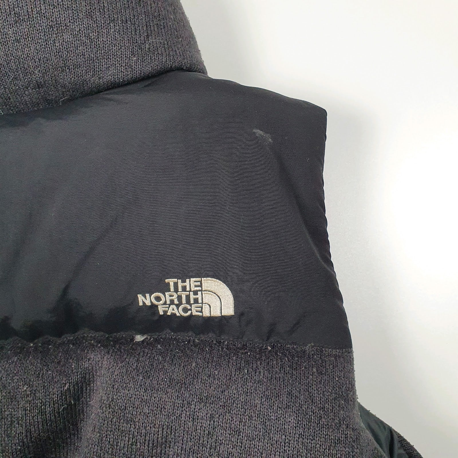 Mens Grey The North Face Nuptse Gilet Vest  Coat