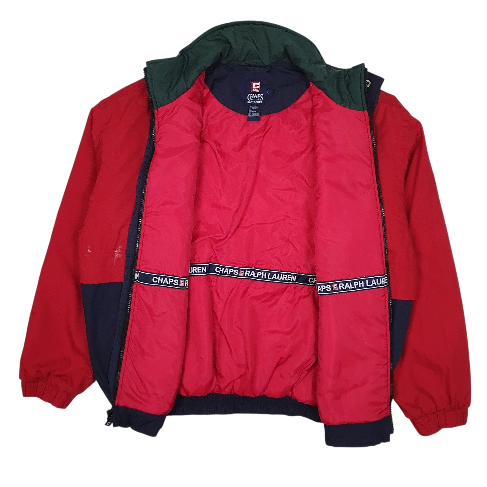 Mens Red Ralph Lauren Vintage 90s Windbreaker  Coat
