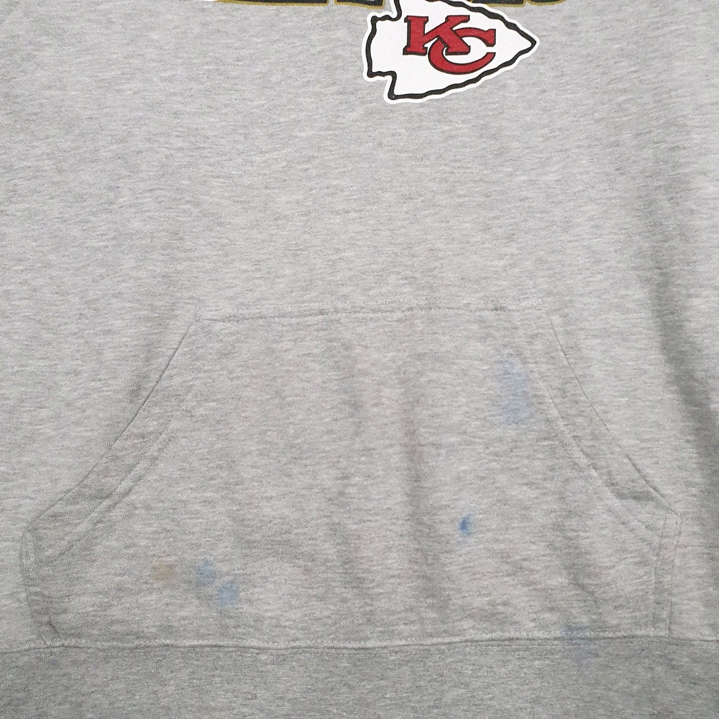 Mens Grey Fanatics NFL Kansas City Chiefs Superbowl Hoodie Jumper