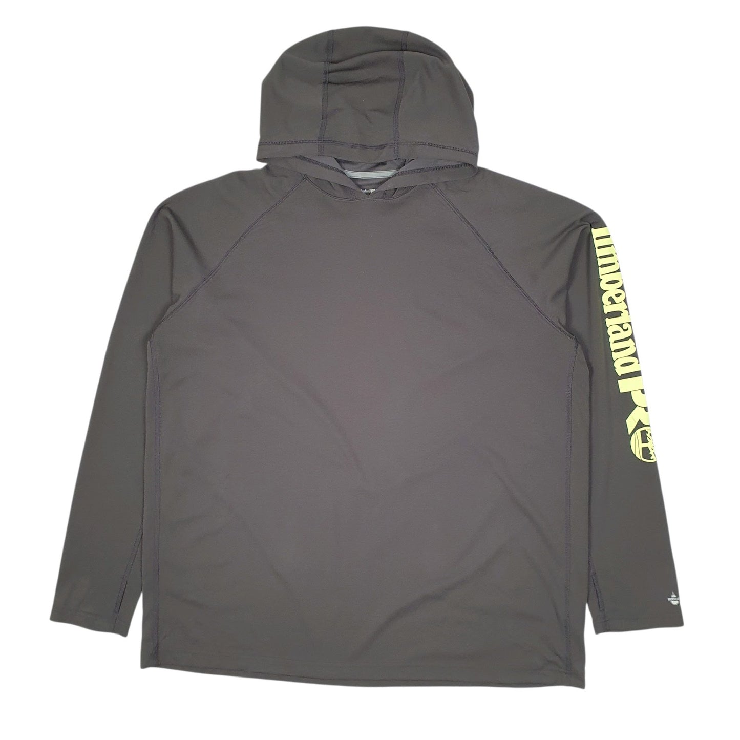 Mens Grey Timberland Pro Wick Work Thermal Hoodie Jumper