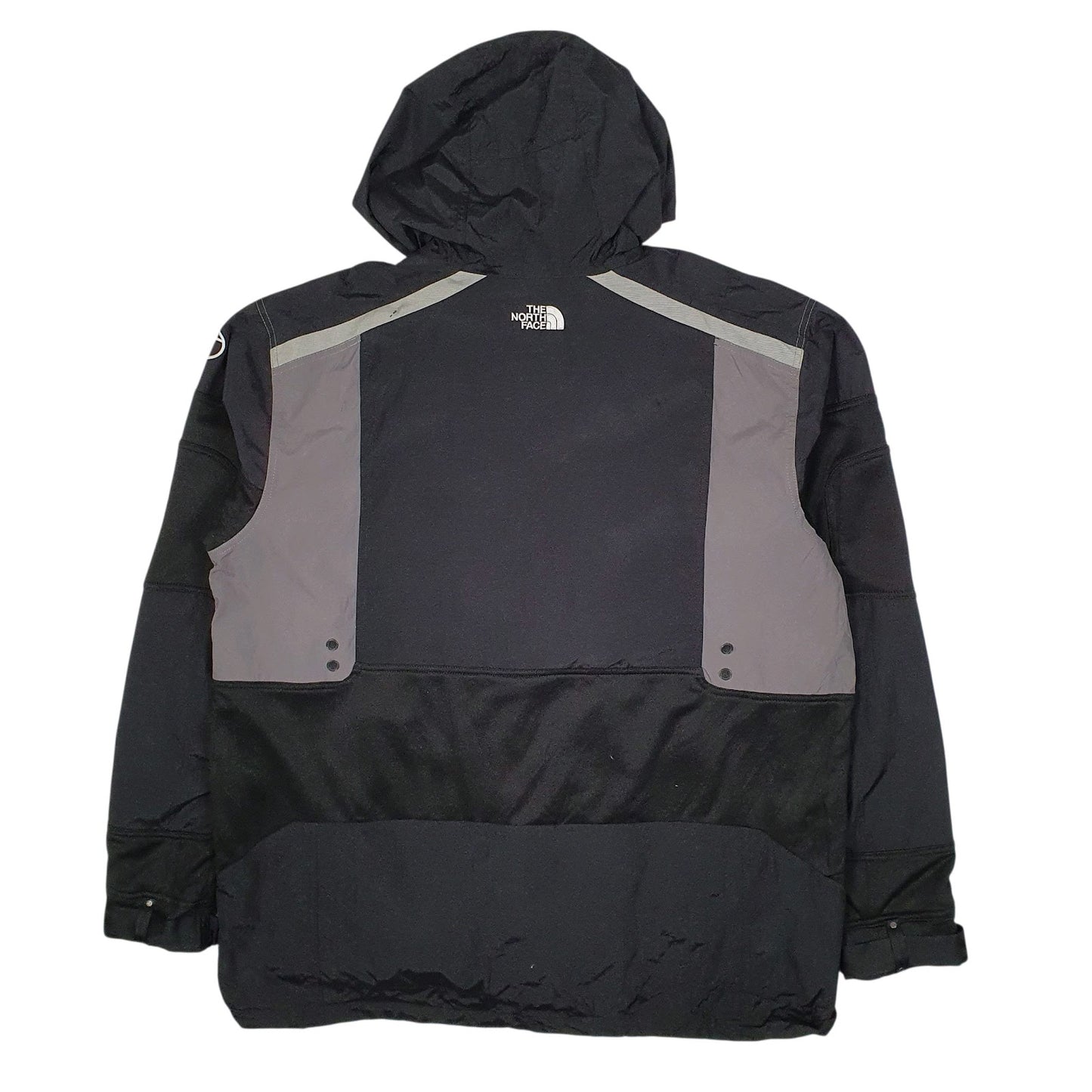 Mens Black The North Face Steep Tech Windbreaker Hoodie Coat
