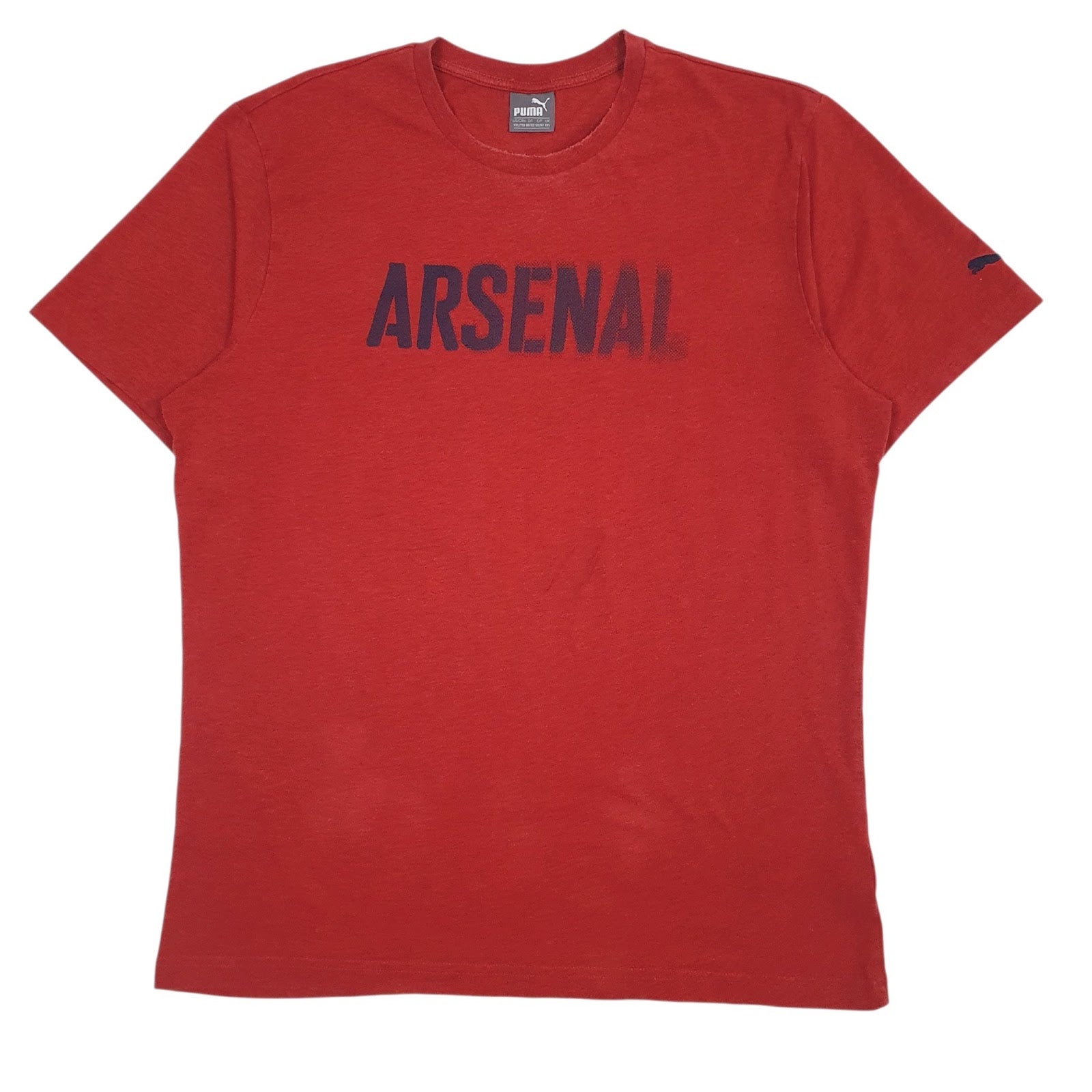Mens Red Puma Arsenal Short Sleeve T Shirt