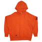 Mens Orange Adidas Baggy Hoodie Jumper