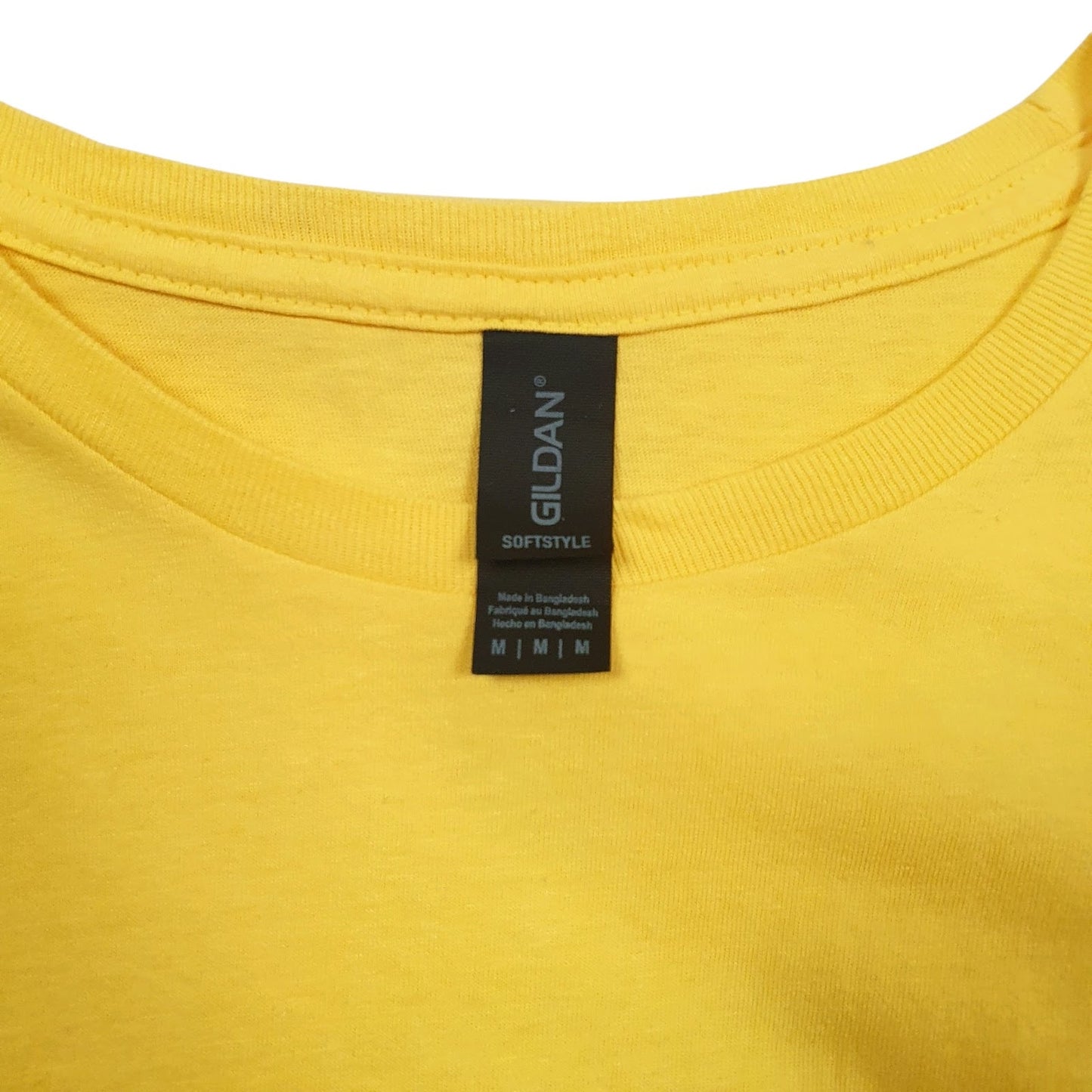 Mens Yellow Gildan Bronco Nation  T Shirt