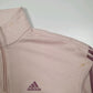 Womens Pink Adidas  Quarter Zip Jumper