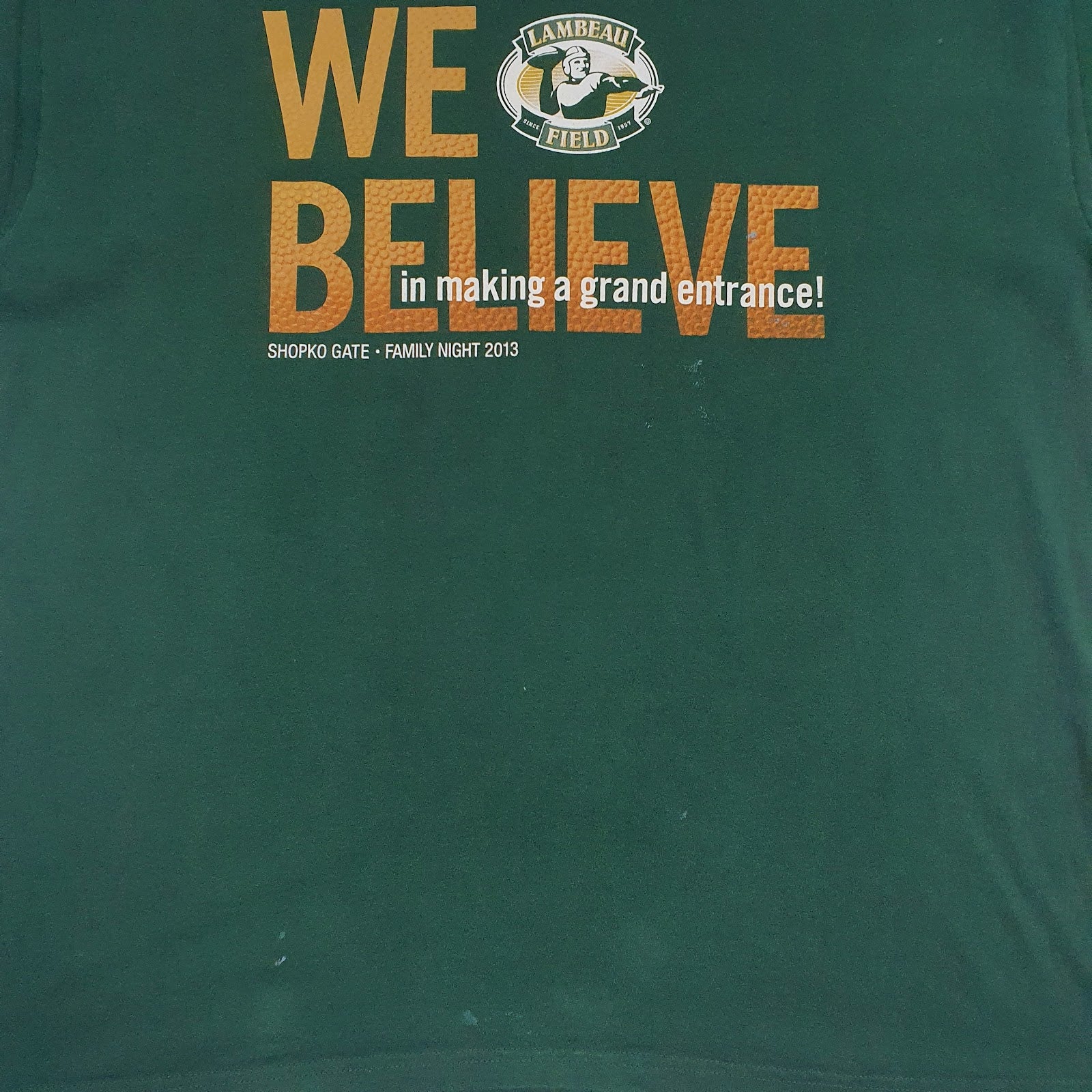 Mens Green Jerzees   T Shirt
