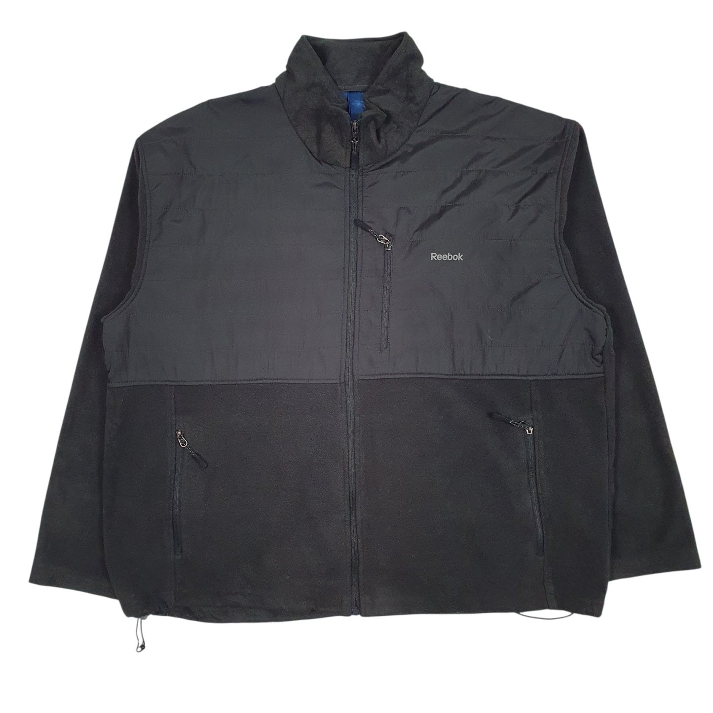 Mens Black Reebok  Full Zip Jumper