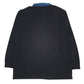 Mens Black Ghyugr Rugby Crewneck Polo Shirt