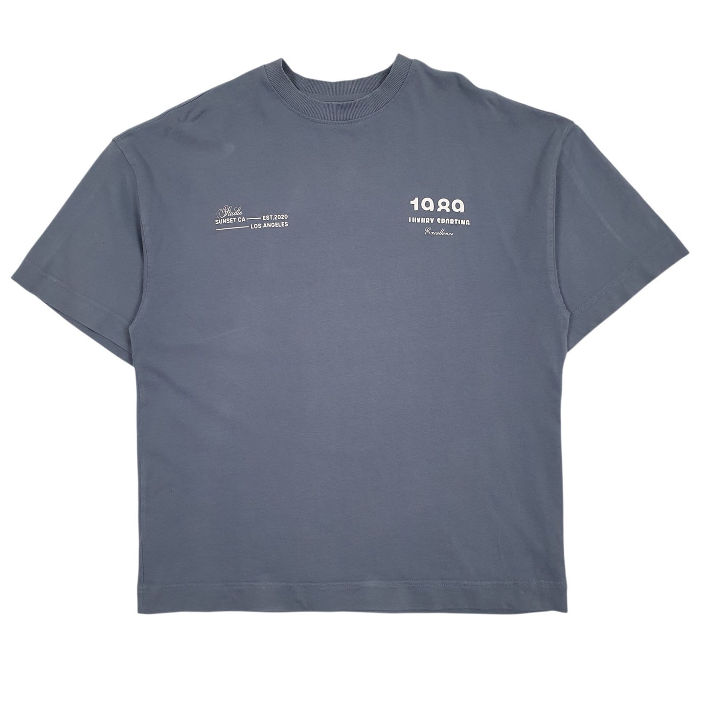 Mens Blue River Island  Short Sleeve T Shirt